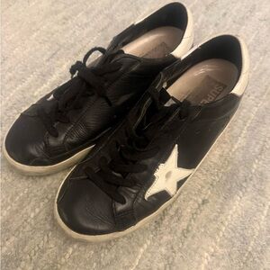 Golden Goose Black Superstar Sneakers